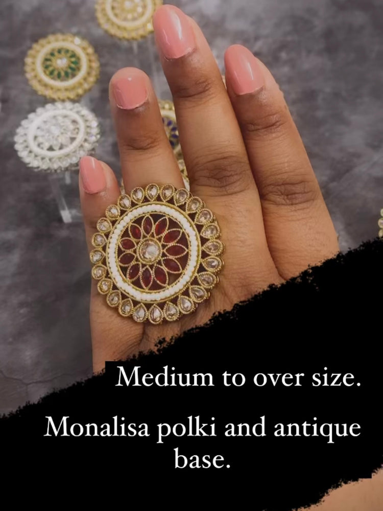 “Polly “ polki ring