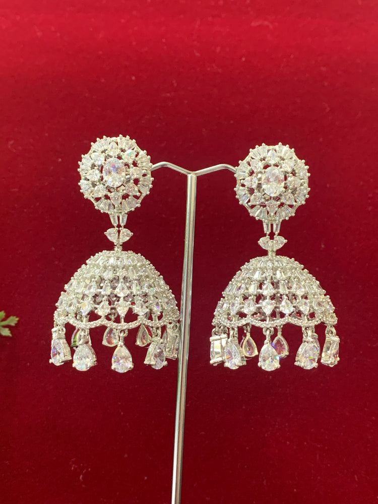 American diamond jhumki