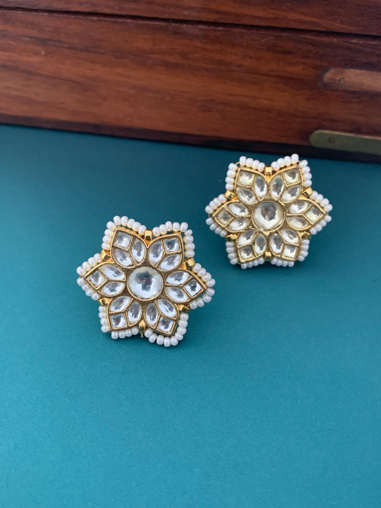 Pachi kundan studs SITARA