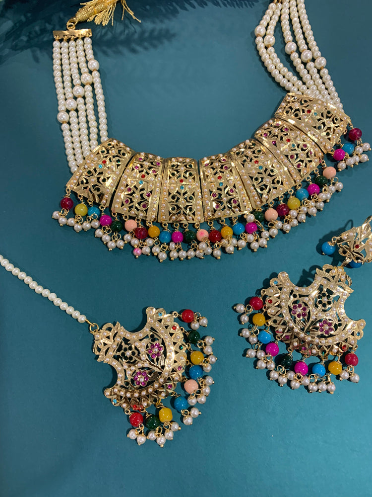 Punjabi traditional jadau jewelry