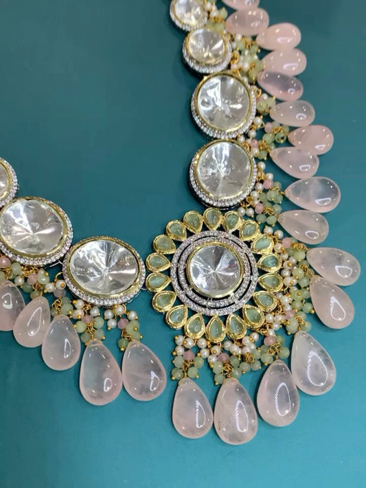 Malhaar uncut kundan necklace