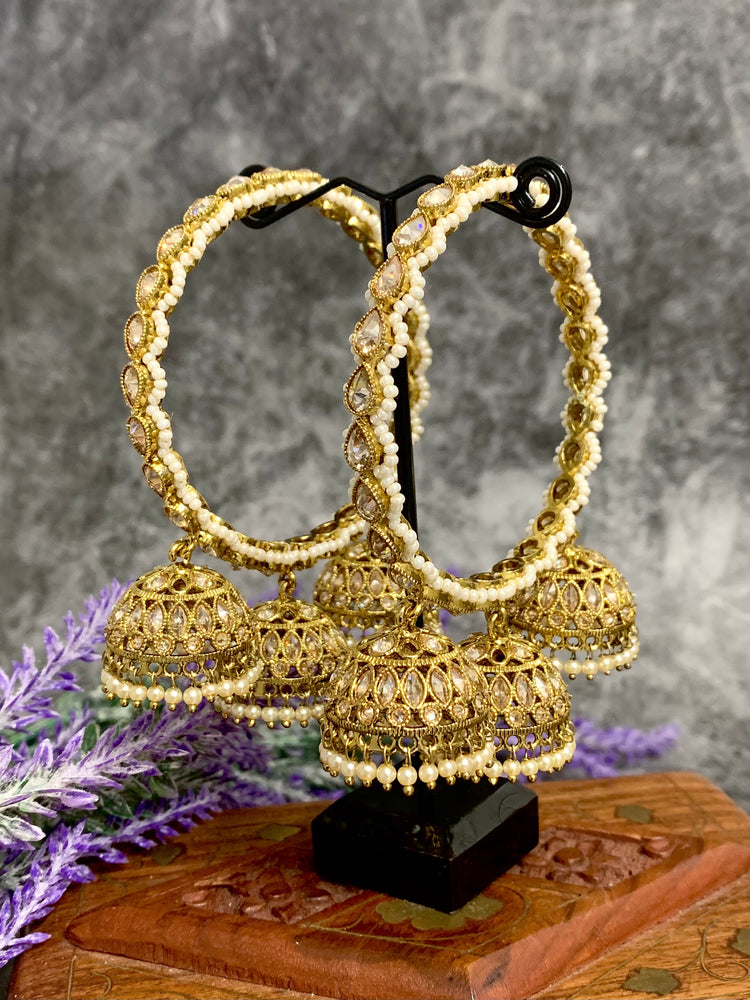 “Lora” triple jhumki bangle