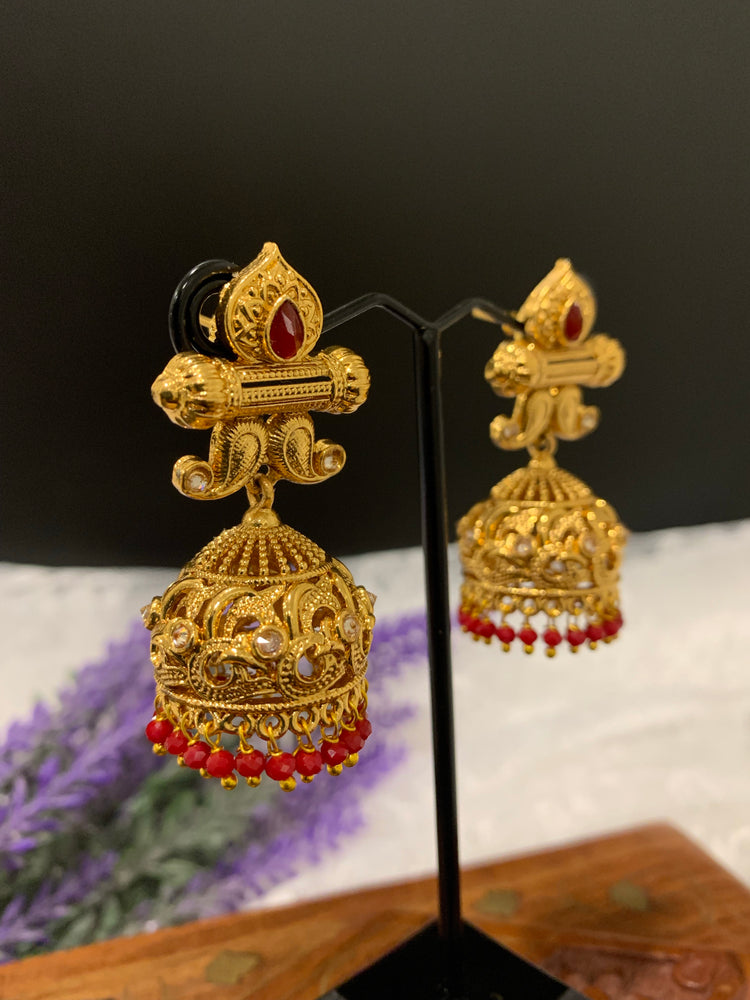 Naya gold plated jhumka/