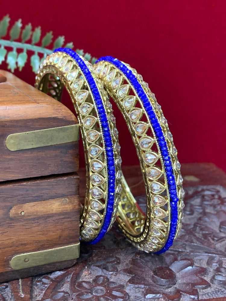 Polki bangles / kada pachili style