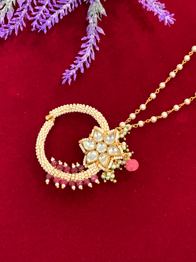 Pachi kundan nath/nose ring