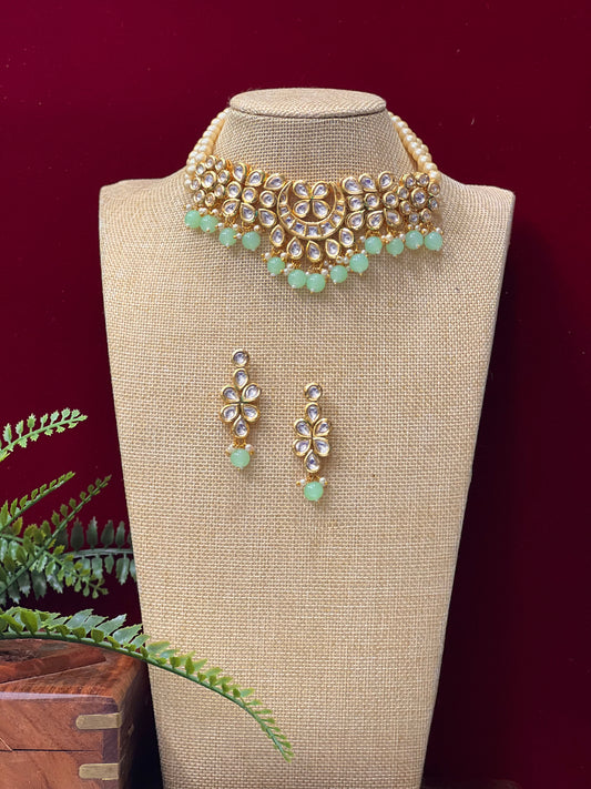 Kundan choker necklace