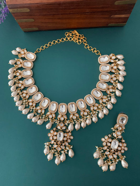 Sujana uncut kundan necklace