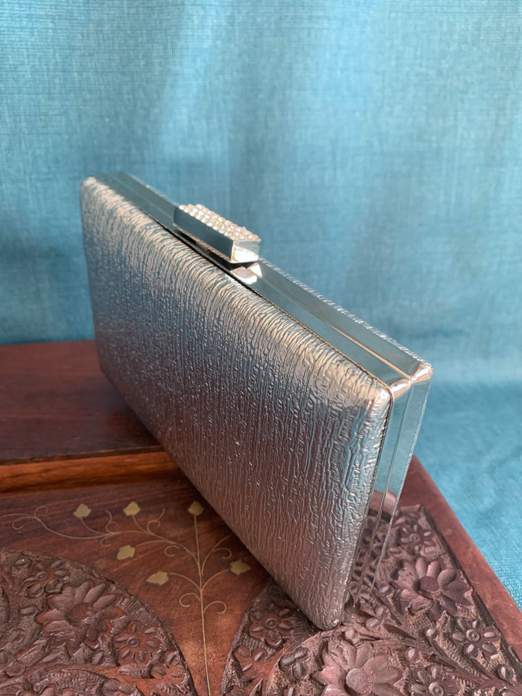 Handbag /clutch in silver