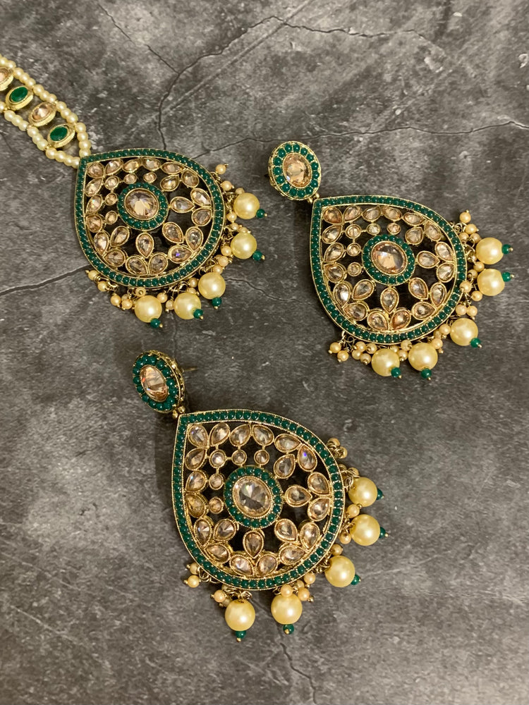 Sunaina polki earring tikka