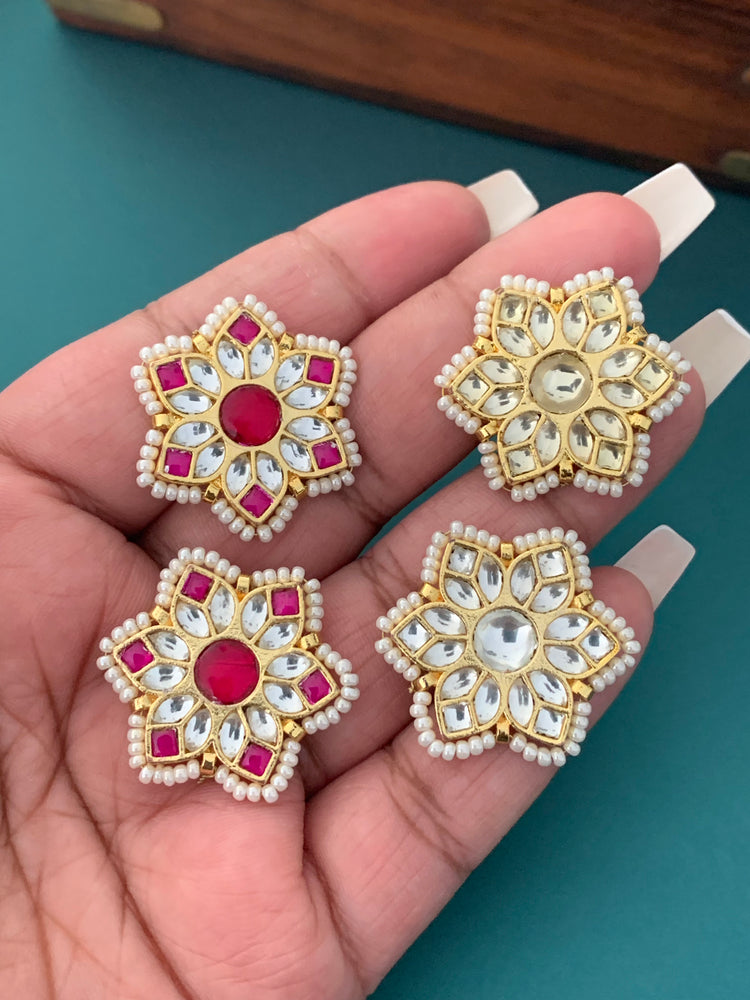 Pachi kundan studs SITARA