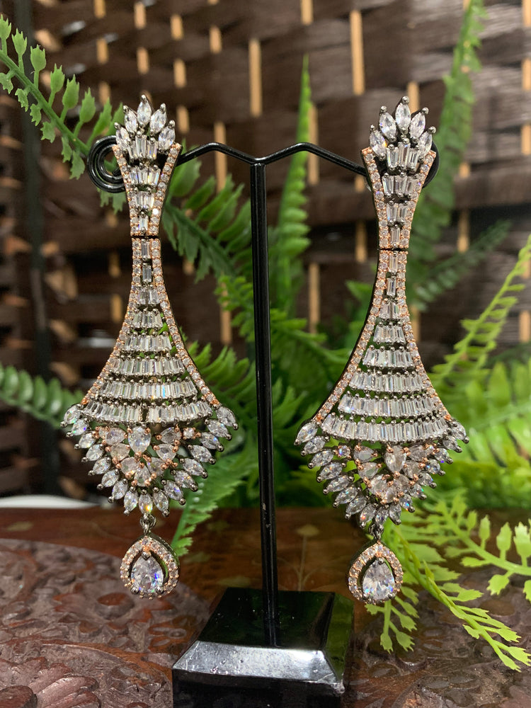 American diamond Victorian earring Tiana