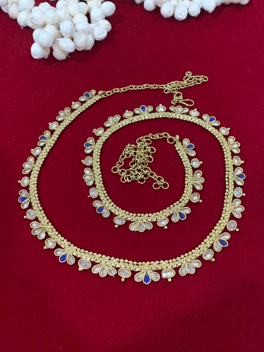 Polki waist chair / waist belt / kamar bandh / body chain / one size / belly chain