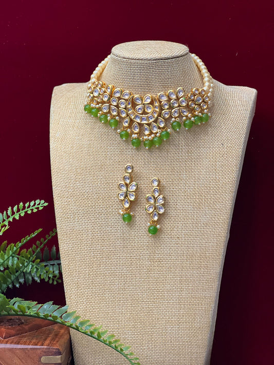 Kundan choker necklace