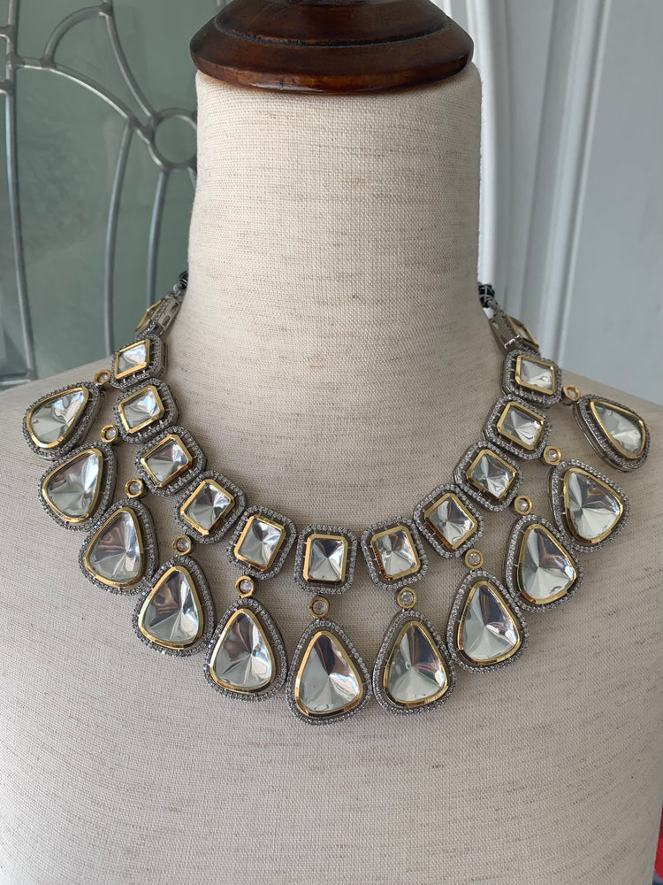 Simraan kundan necklace