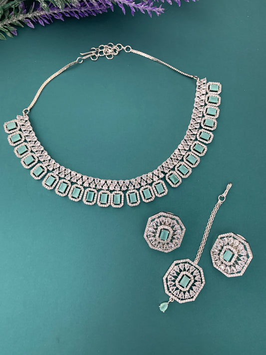 American diamond necklace set