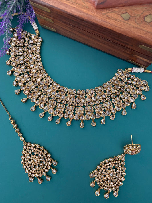 Reverse polki necklace Malad