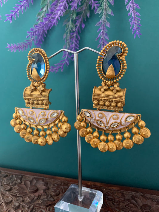 Amrapali kundan earring liah