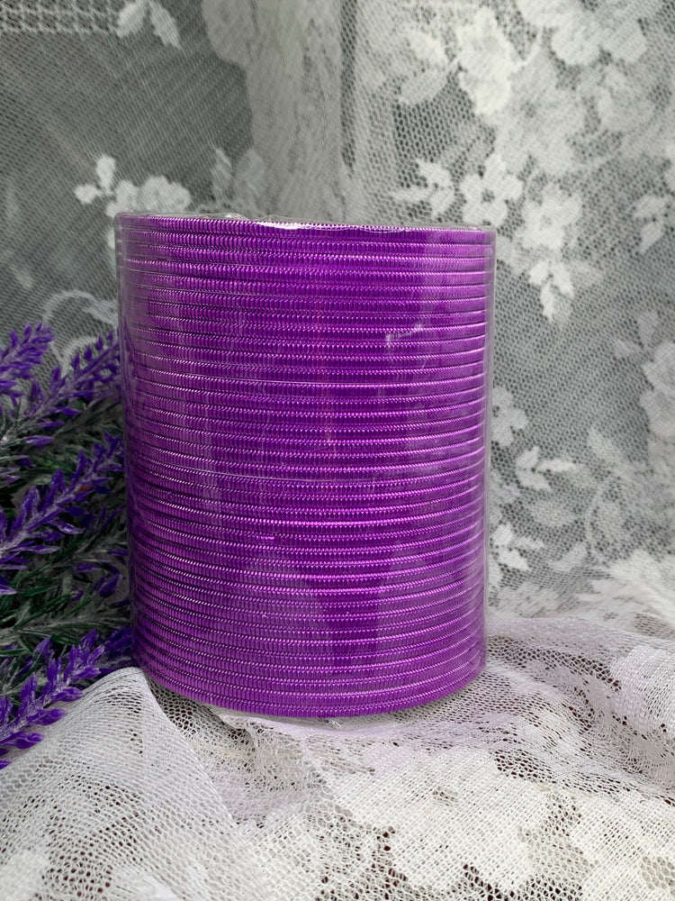 Zia Metal bangle in purple