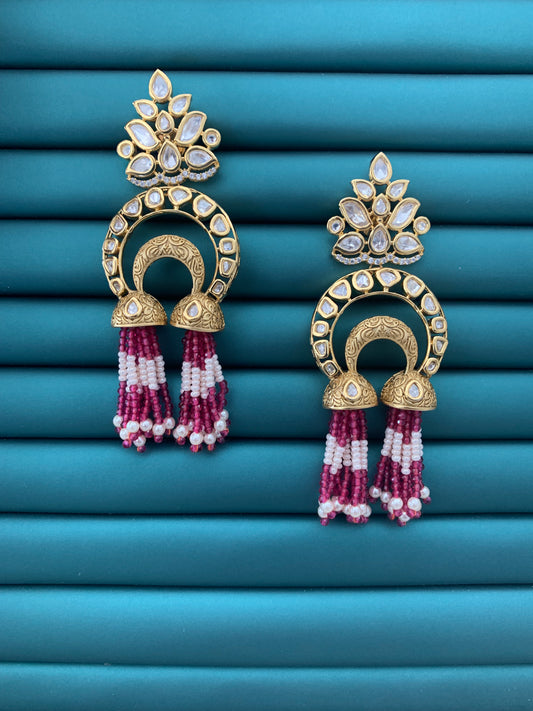 Rubina kundan earring