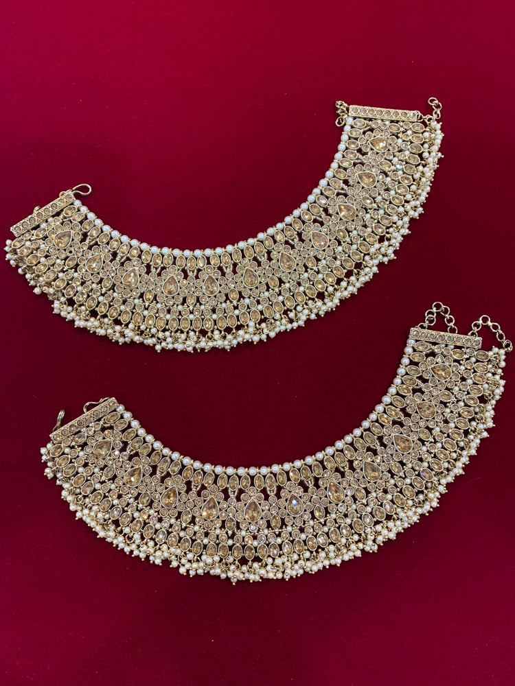 Lexi bridal anklet / payal / nupur in antique