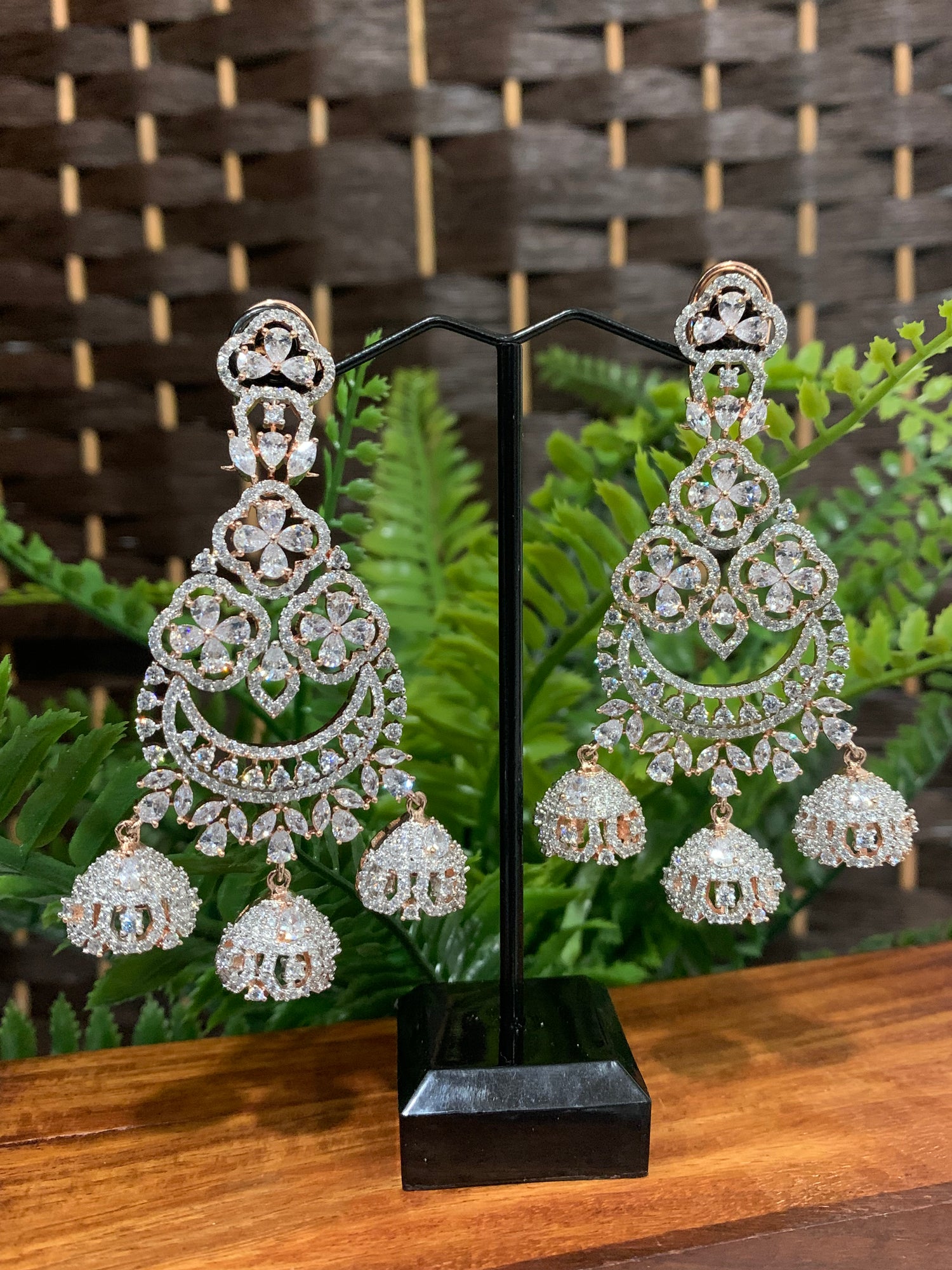 American diamond earring design Clearance