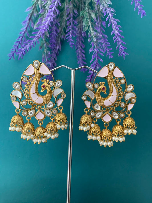 Amrapali kundan earring Fariha