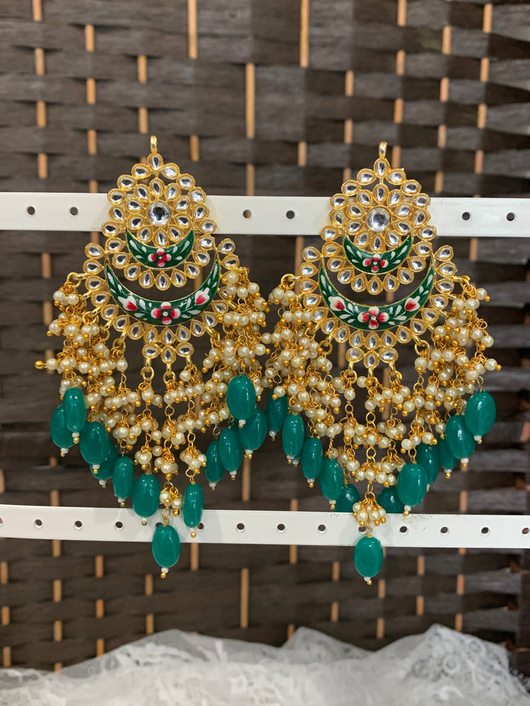 Meena kundan earring