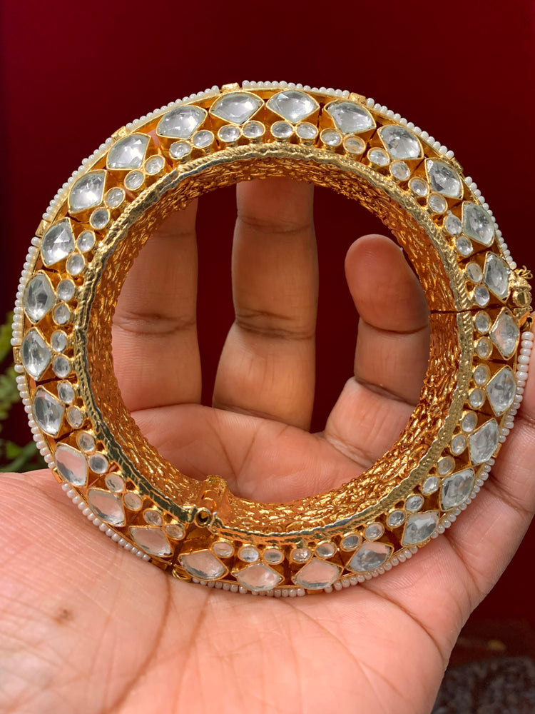 Prachi kundan pacheli style bangle bracelet
