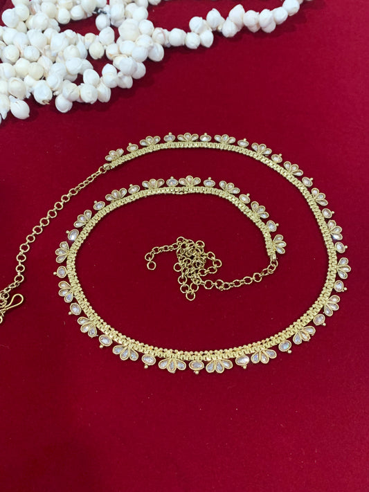 Polki waist chair / waist belt / kamar bandh / body chain / one size / belly chain