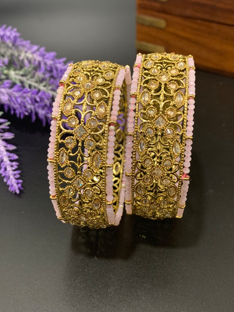 Polki bangle / kada / bala in baby pink