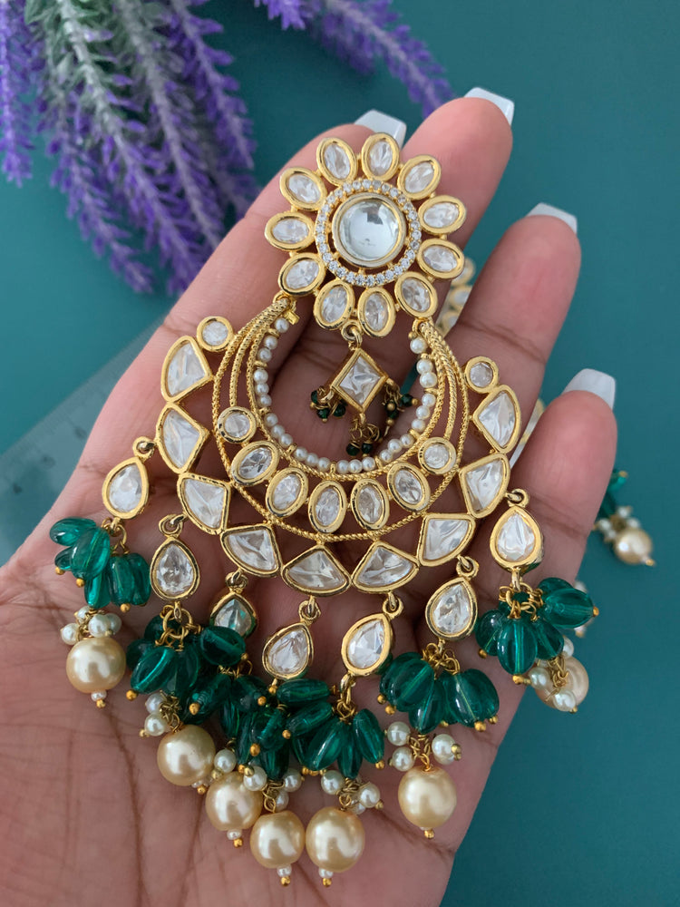 Tyanni kundan earring meera