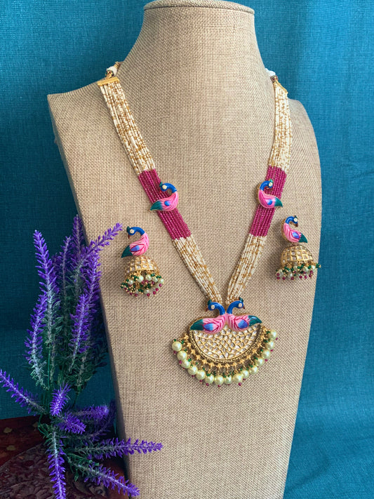 Amrapali inspired mount and tyanni kundan mala set