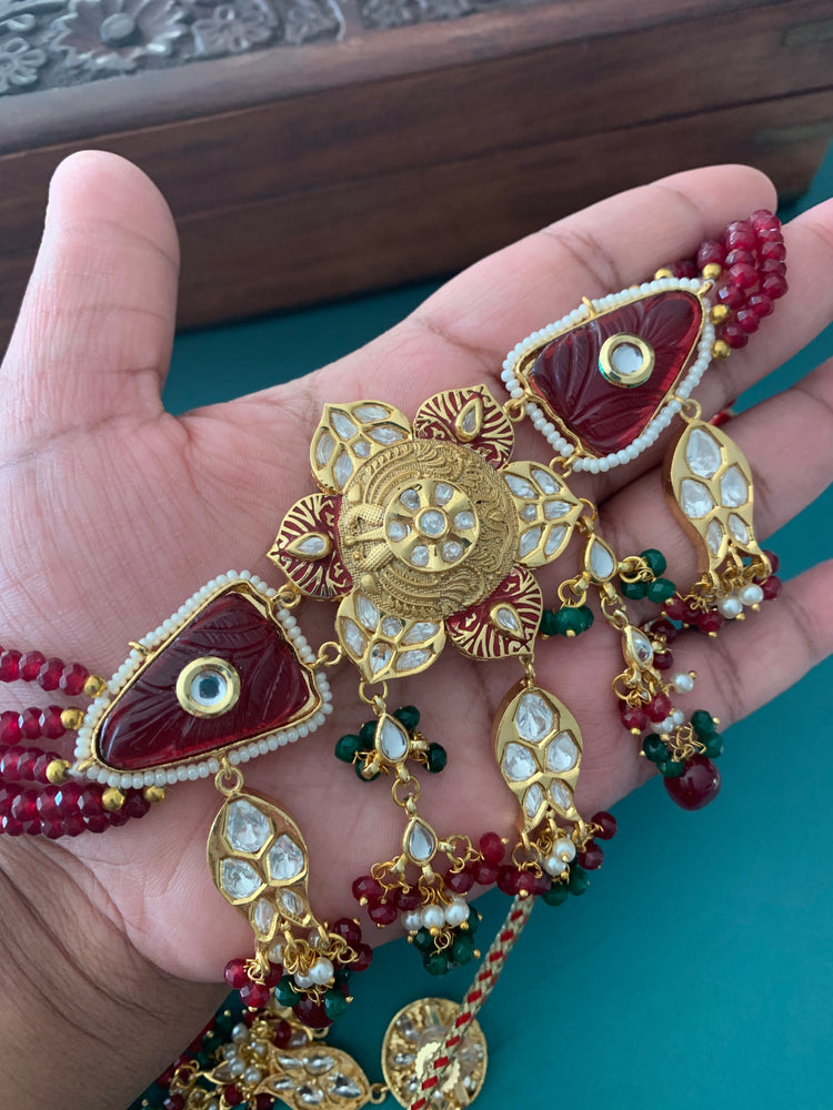 Amrapali inspired set with tyanni work