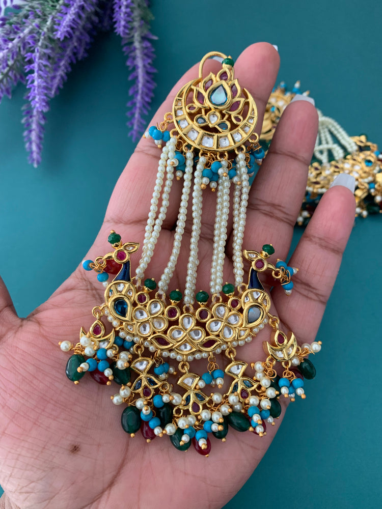 Anuska sharma kundan earring Sabyasach statement design