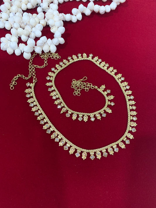 Polki waist chair / waist belt / kamar bandh / body chain / one size / belly chain