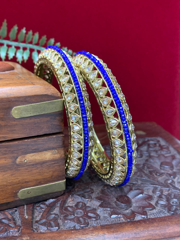 Polki bangles / kada pachili style