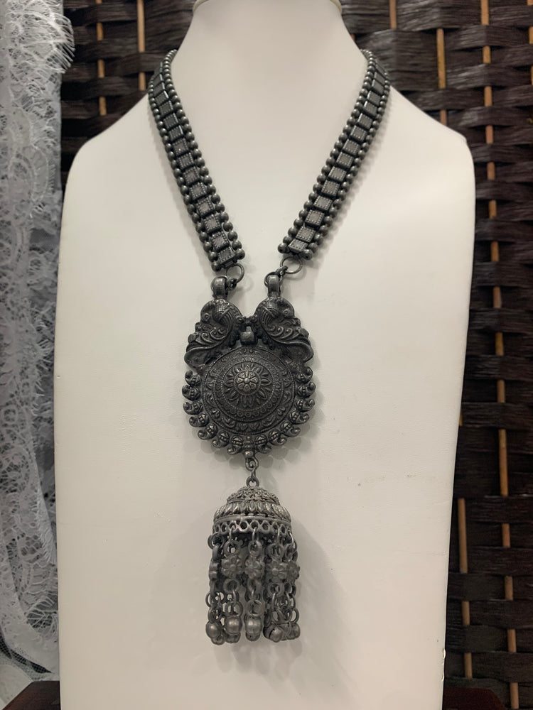 Oxidized/BlackMetal/German Silver necklace