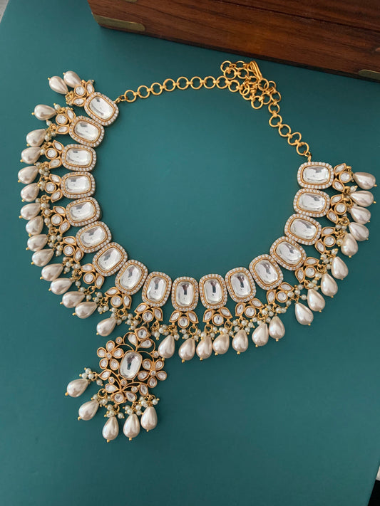 Sujana uncut kundan necklace