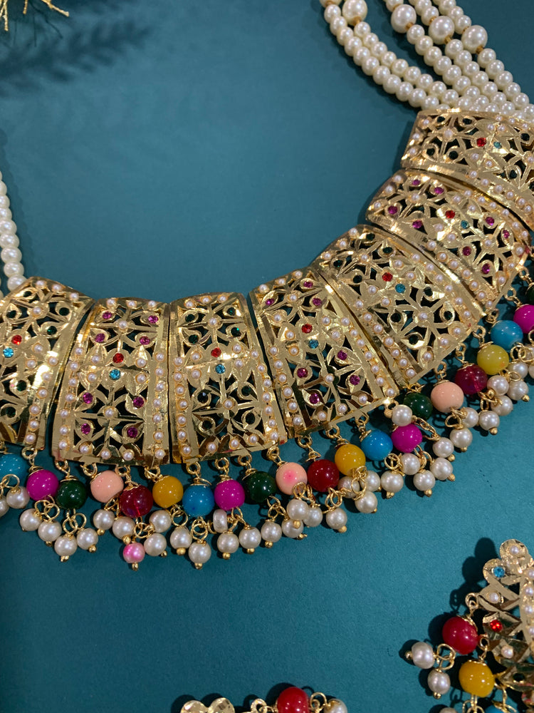 Punjabi traditional jadau jewelry