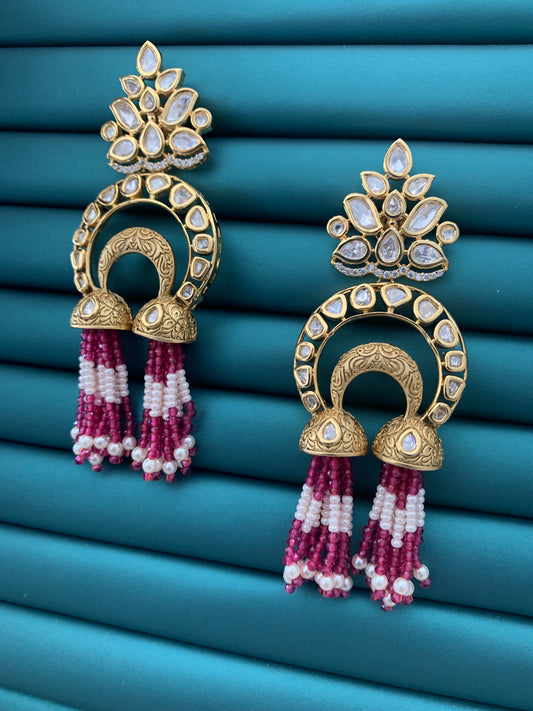 Rubina kundan earring